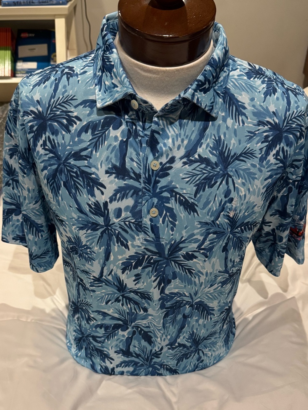 Men's Johnnie-O Tropical Print Golf Shirt